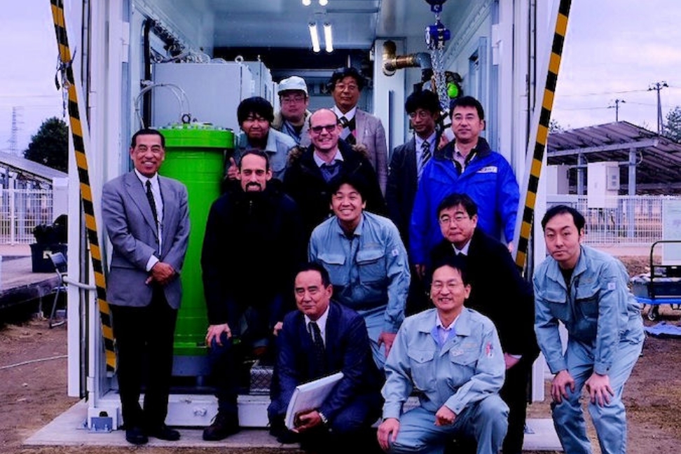 Stornetic team meets Nippon Koei for installation