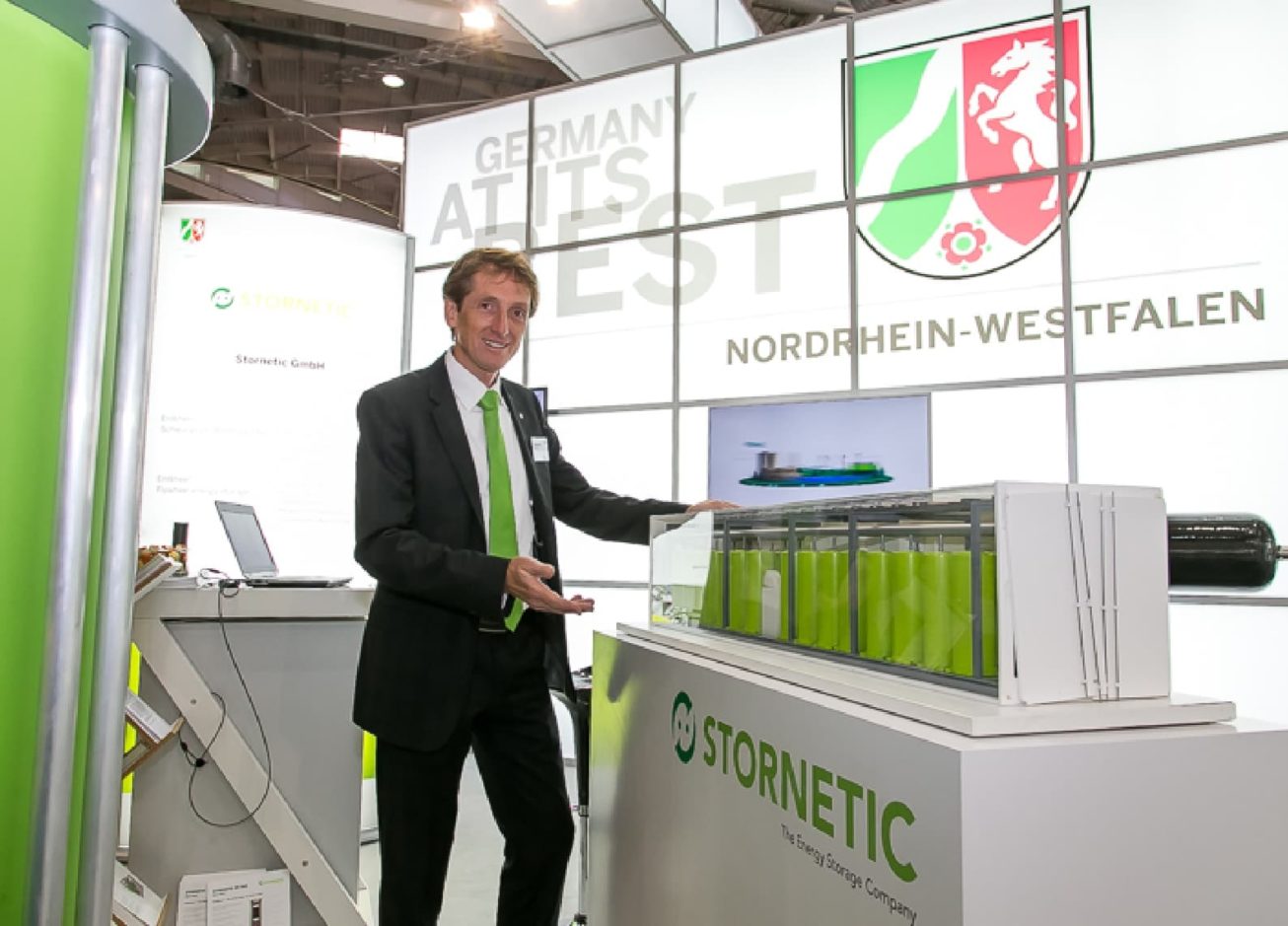 Stornetic's stand at the Nordrhein-Westfalen