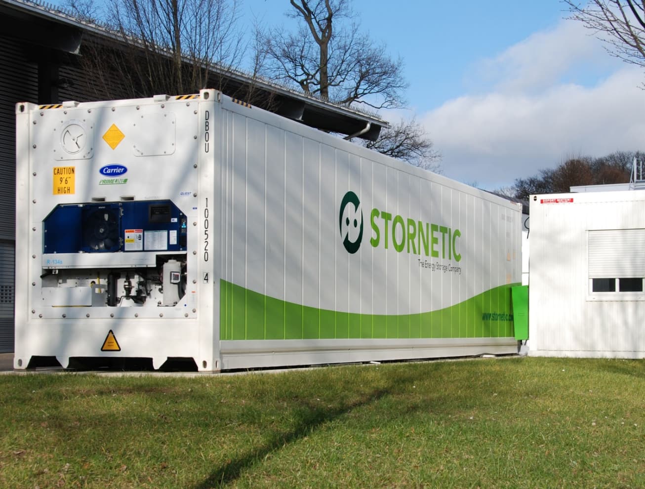 Stornetic storage container in situ